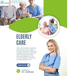 Elderly fall recovery care at home Delhi