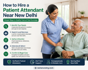 Attendant for Patient Near New Delhi | 24x7 Trained Staff